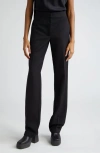 Stella Mccartney High-waisted Straight-leg Trousers In Black