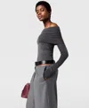 Stella Mccartney Off-the-shoulder Virgin Wool Sweater