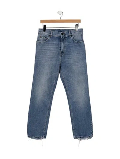 Pre-owned Stella Mccartney Straight-leg Jeans In Blue