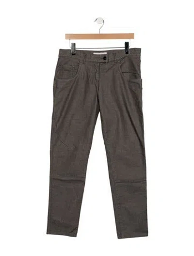 Pre-owned Stella Mccartney Straight-leg Jeans In Grey