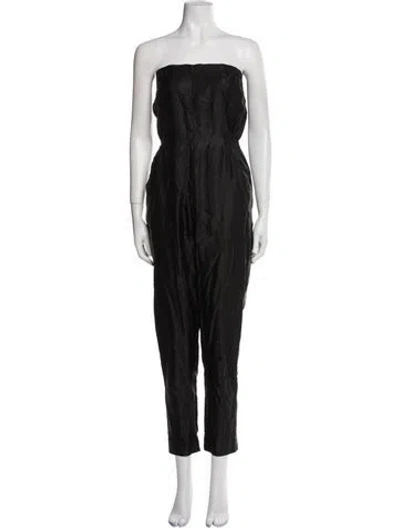Pre-owned Stella Mccartney Strapless Jumpsuit In Black