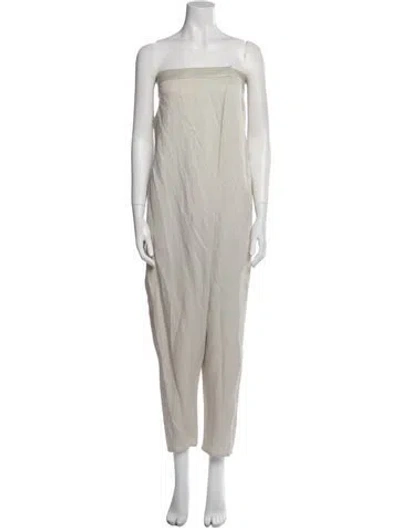 Pre-owned Stella Mccartney Strapless Jumpsuit In Neutral