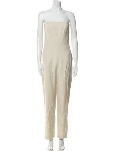 Pre-owned Stella Mccartney Strapless Jumpsuit In Neutral