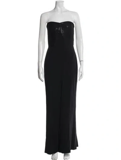 Pre-owned Stella Mccartney Strapless Long Dress In Blue