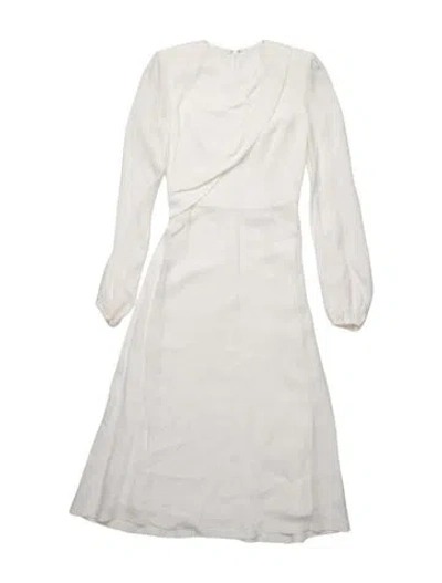 Pre-owned Stella Mccartney Strapless Midi Length Dress In White