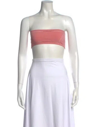 Pre-owned Stella Mccartney Strapless Sports Bra In Pink