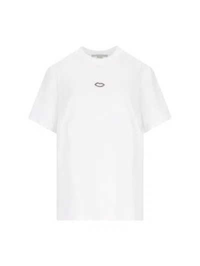 STELLA MCCARTNEY STRASS T-SHIRT - WHITE