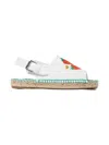 Stella Mccartney Strawberry Espadrille Sandals In White