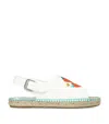 Stella Mccartney Strawberry Espadrille Sandals In White