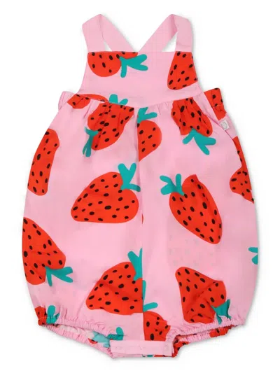 STELLA MCCARTNEY STRAWBERRY-PRINT ROMPER