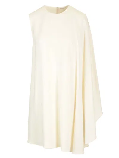 Stella Mccartney Stretch Cady Mini Dress Dresses White