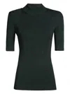 Stella Mccartney Knitted Viscosa-blend Top In Green