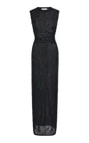 Stella Mccartney Stretch-lace Maxi Dress In Black