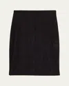 Stella Mccartney Stretch Lace Pencil Skirt In Black