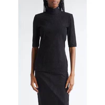 Stella Mccartney Stretch Lace Top In Black