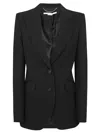 Stella Mccartney Iconic Regular Wool Blazer Jacket In Black