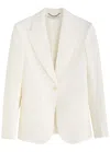 Stella Mccartney Wool Blazer With Two Buttons In Cream