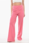 Stella Mccartney Stretch Wool Pants With High Waist