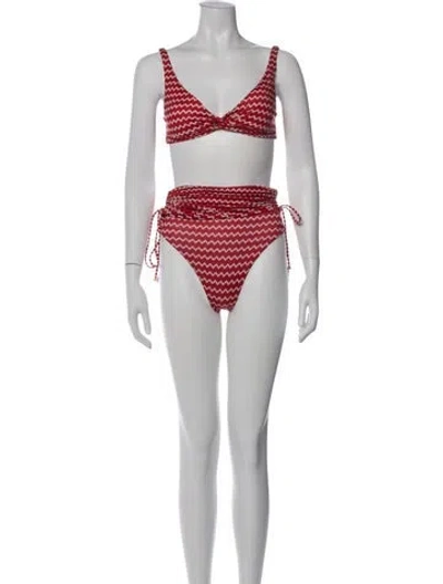 Pre-owned Stella Mccartney Striped Bikini W/ Tags