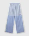 Stella Mccartney Striped Boyfriend Trousers In Blue