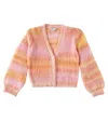 Stella Mccartney Striped Cardigan In Multicoloured