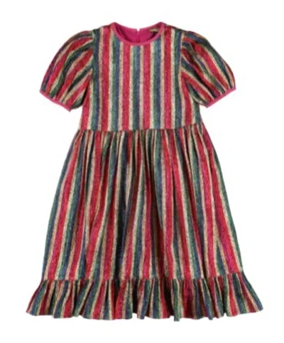 Stella Mccartney Kids' Striped Dress In Multi