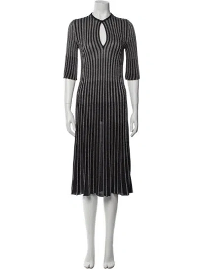 Pre-owned Stella Mccartney Striped Knee-length Dress In Multi