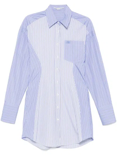 Stella Mccartney Minikleid Mit Streifen In Blau
