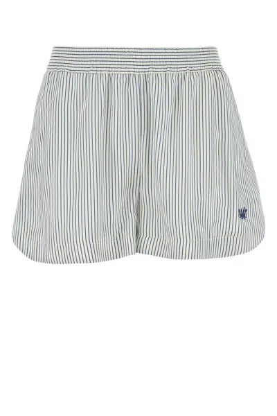 STELLA MCCARTNEY STELLA MCCARTNEY EMBROIDERED SILK SHORTS
