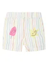 Stella Mccartney Striped Shorts In White