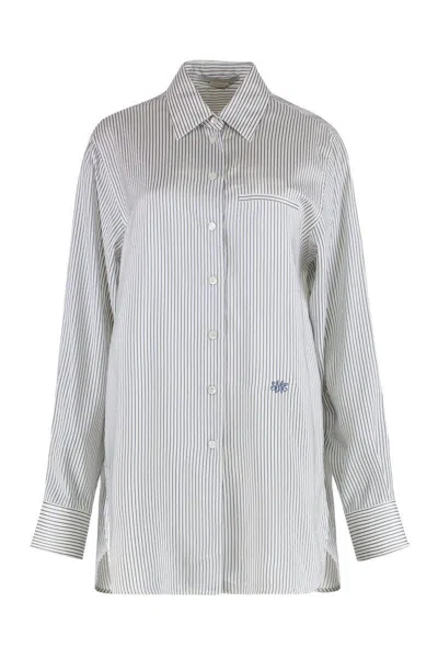 STELLA MCCARTNEY STELLA MCCARTNEY STRIPED SILK SHIRT
