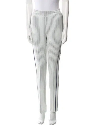 Pre-owned Stella Mccartney Striped Skinny Leg Pants In Multi