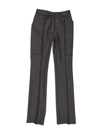 Pre-owned Stella Mccartney Striped Straight Leg Pants In Multi