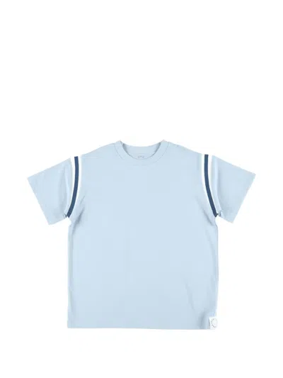 Stella Mccartney Kids' Striped T-shirt In Blue