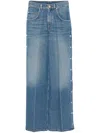 Stella Mccartney Popper-studded Bootcut Denim Jeans In Blue
