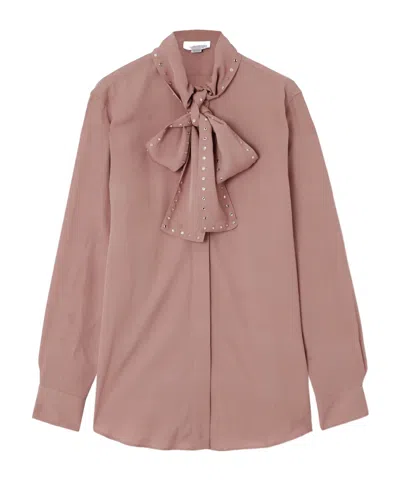 Stella Mccartney Stud-embellished Trousers In Pink