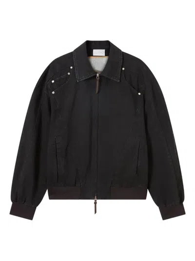 Stella Mccartney Studded-detail Zip-fastening Jacket In Black