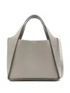 Stella Mccartney Green Polyurethane Polyamide Tote Bag In Neutral