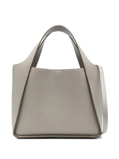 STELLA MCCARTNEY STUDDED-LOGO TOTE BAG
