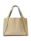 Stella Mccartney Studded-logo Tote Bag In Nude