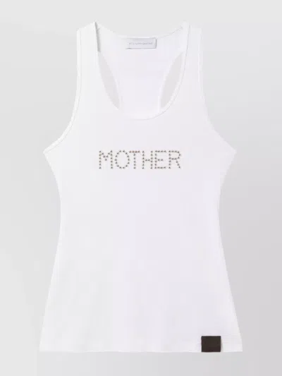 STELLA MCCARTNEY STUDDED OLYMPIC NECK TOP