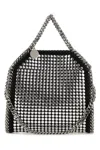 Stella Mccartney Studded Wool Shoulder Bag In Black