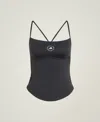 Stella Mccartney Studio Spaghetti Strap Tank In Black