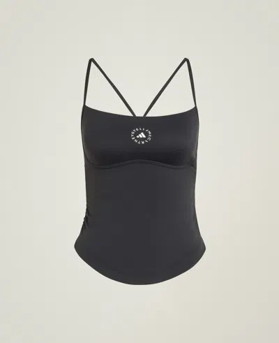 Stella Mccartney Studio Spaghetti Strap Tank In Black