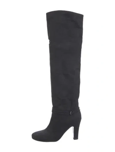 Pre-owned Stella Mccartney Suede Boots In Black