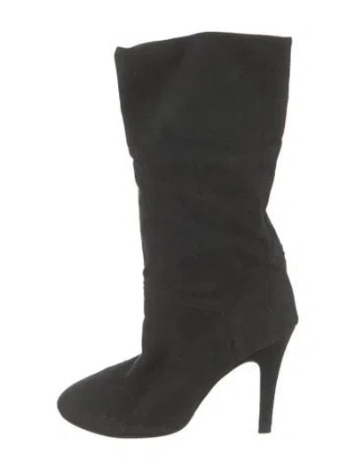 Pre-owned Stella Mccartney Suede Boots In Black