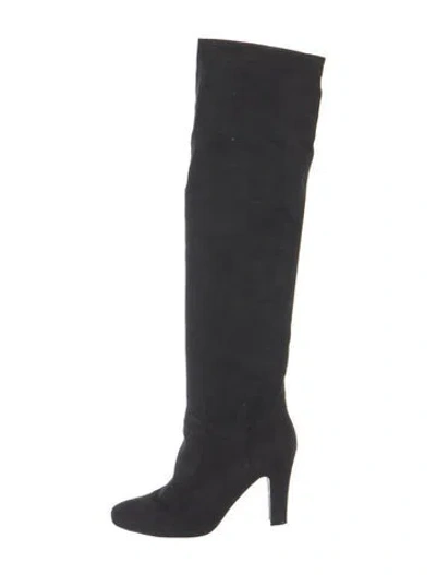 Pre-owned Stella Mccartney Suede Boots In Blue