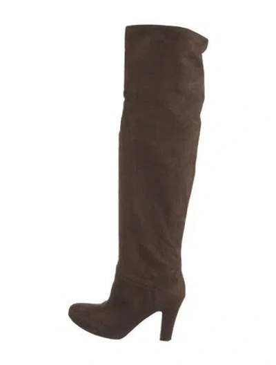 Pre-owned Stella Mccartney Suede Boots In Brown