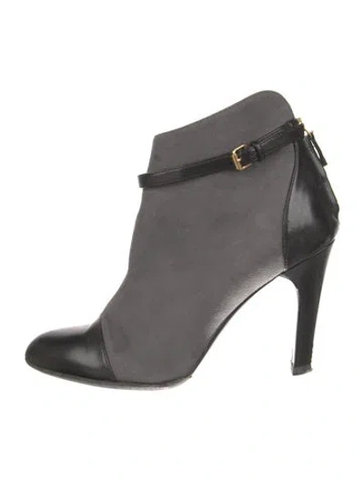 Pre-owned Stella Mccartney Suede Boots In Gray
