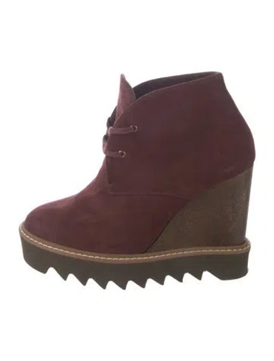 Pre-owned Stella Mccartney Suede Boots In Multi